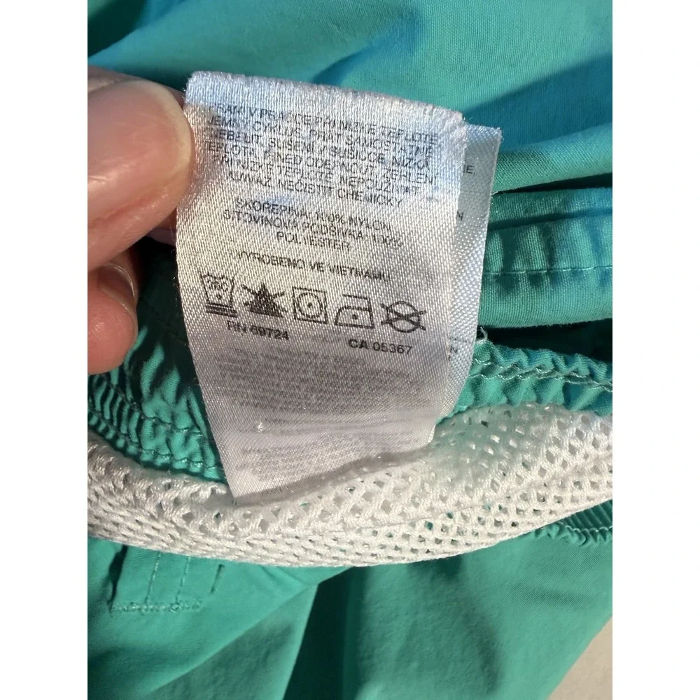 Columbia Men's PFG Teal Water/Swim Shorts Pockets Drawstring Size XL